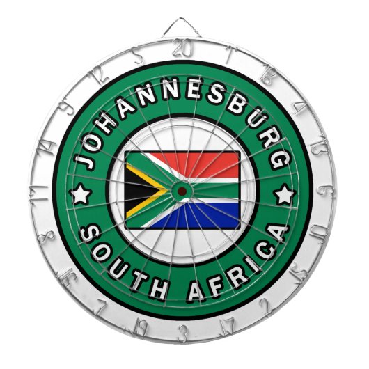 Johannesburg Südafrika Dartscheibe (vorne)