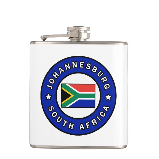 Johannesburg Südafrika Flachmann (Vorderseite)