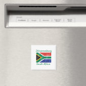 Johannesburg-Südafrika-Flagge Magnet (In Situ (Geschirrspüler))