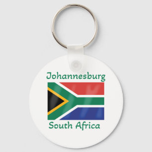 Johannesburg-Südafrika-Flagge Schlüsselanhänger