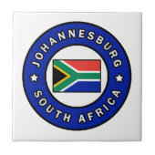 Johannesburg Südafrika Fliese (Vorderseite)
