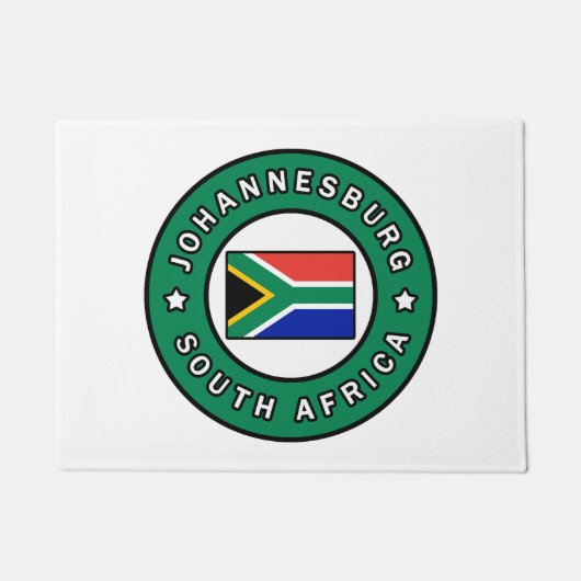 Johannesburg Südafrika Fußmatte (Vorderseite)
