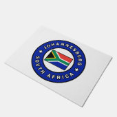 Johannesburg Südafrika Fußmatte (Schrägansicht)