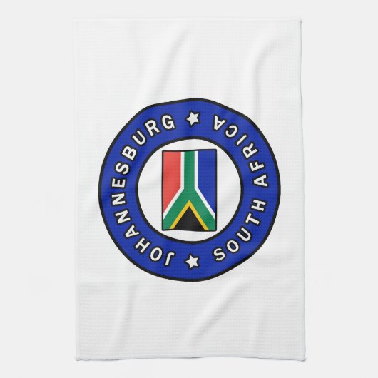 Johannesburg Südafrika Geschirrtuch (Vertikal)
