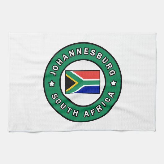 Johannesburg Südafrika Geschirrtuch (Horizontal)