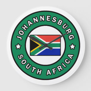 Johannesburg Südafrika Große Wanduhr