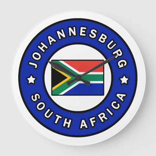 Johannesburg Südafrika Große Wanduhr (Vorderseite)
