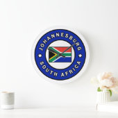 Johannesburg Südafrika Große Wanduhr (Zuhause)