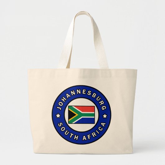 Johannesburg Südafrika Jumbo Stoffbeutel (Vorne)