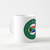 Johannesburg Südafrika Kaffeetasse (Vorderseite Links)