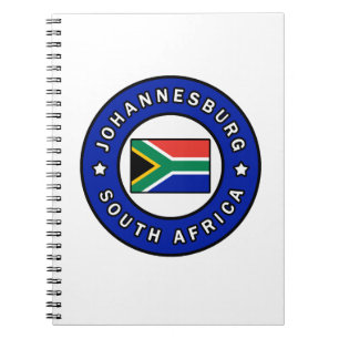 Johannesburg Südafrika Notizblock