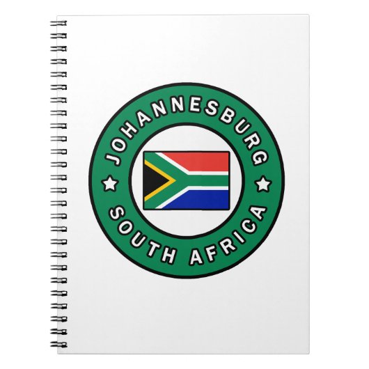 Johannesburg Südafrika Notizblock (Vorderseite)