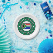 Johannesburg Südafrika Pappteller (Party)