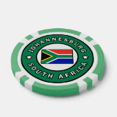 Johannesburg Südafrika Pokerchips (Einzeln)