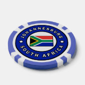 Johannesburg Südafrika Pokerchips (Einzeln)