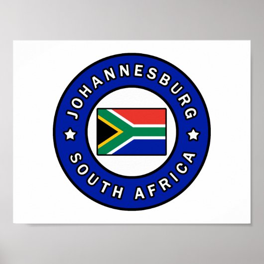 Johannesburg Südafrika Poster (Vorne)