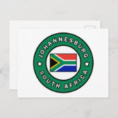Johannesburg Südafrika Postkarte (Vorne/Hinten)