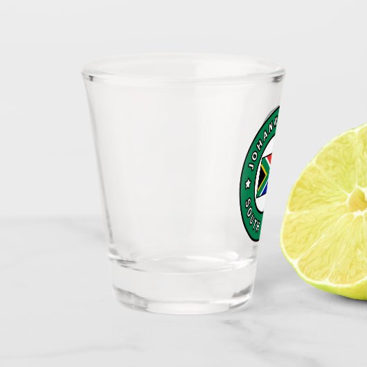 Johannesburg Südafrika Schnapsglas (Links)