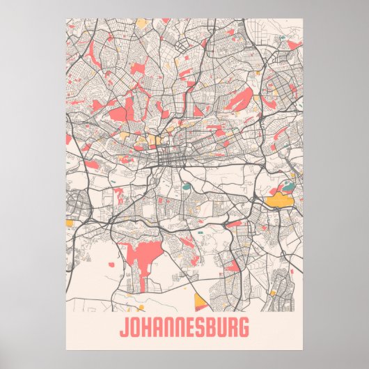 Johannesburg - Südafrika - Skihütte Poster (Vorne)