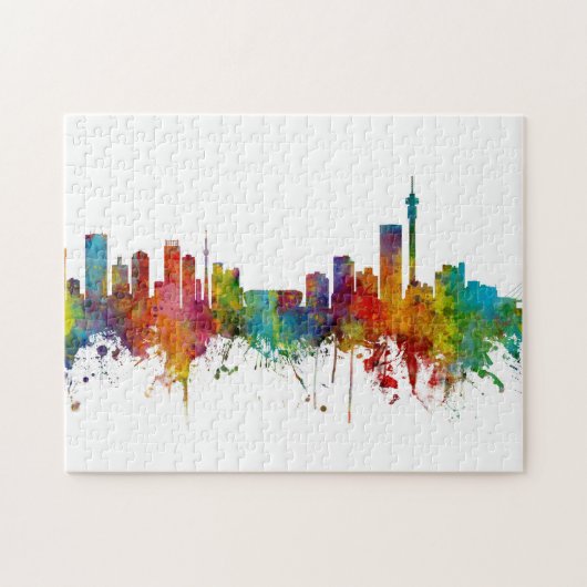 Johannesburg Südafrika Skyline Puzzle (Horizontal)