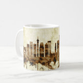 Johannesburg Südafrika Stadtbild Kaffeetasse (Vorderseite Links)