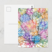 Johannesburg Südafrika Stadtplan Postkarte (Vorne/Hinten)