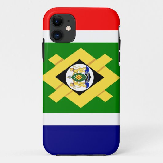Johannesburger Flagge Case-Mate iPhone Hülle (Rückseite)