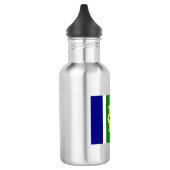 Johannesburger Flagge Edelstahlflasche (Links)