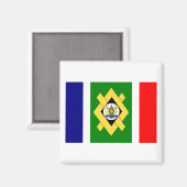 Johannesburger Flagge Magnet (Vorderseite/Rückseite)