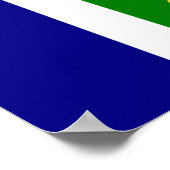 Johannesburger Flagge Poster (Ecke)
