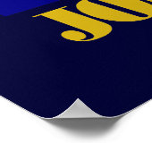 Johannesburger Flagge Poster (Ecke)