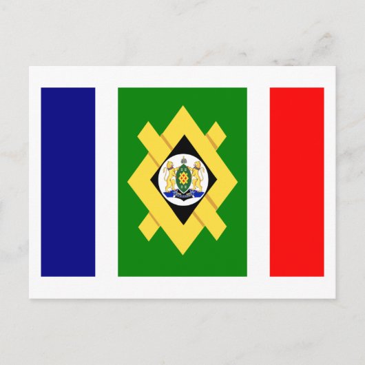 Johannesburger Flagge Postkarte (Vorderseite)