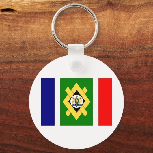 Johannesburger Flagge Schlüsselanhänger (Vorderseite)