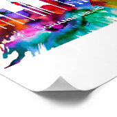 Johannesburger Skyline Poster (Ecke)