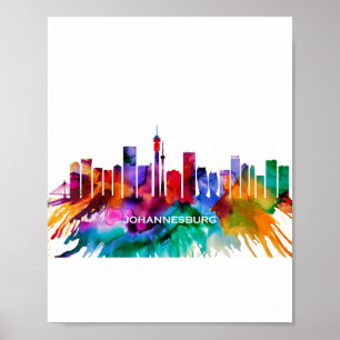 Johannesburger Skyline Poster