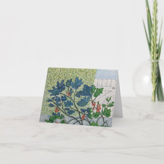 Johannisbeere-Beeren Karte (Vorderseite)