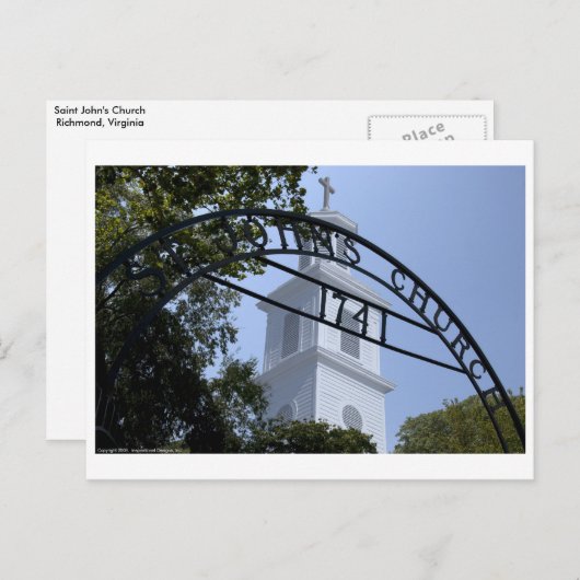 Johanniskirche Postkarte (Vorne/Hinten)