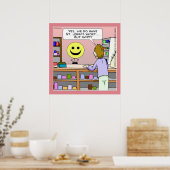 Johanniskraut Funny Rick London Poster (Küche)