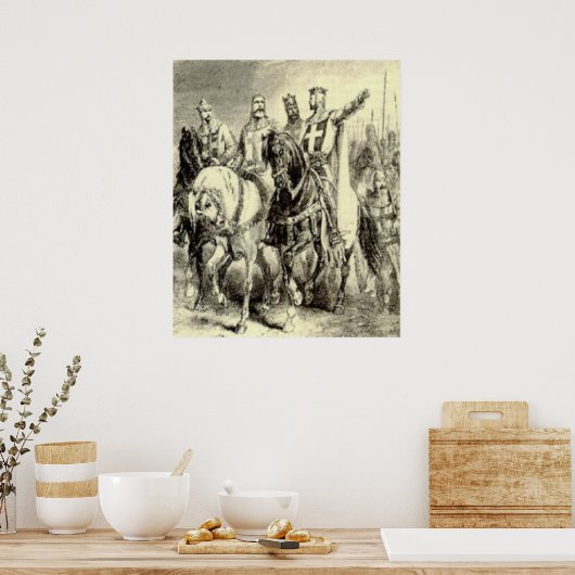 Johanniter-Ritter Poster (Küche)