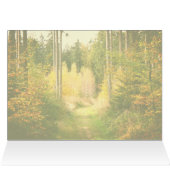 John 10 10 Bibel Verse, Fall Forest Path.Card (Innenansicht Horizontal (Oben))