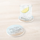 John 10:10 Ich bin gekommen, dass sie Leben haben  Getränkeuntersetzer (Seite)