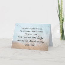 John 10:10 Ich bin gekommen, dass sie Leben haben 