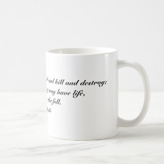 John-10:10 Kaffeetasse