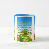 John 10:10 KJV Bible Scripture Pic Two-Tone Tasse (Zentrum)