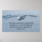 John 10:10 Poster (Vorne)