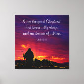 John 10:14 leinwanddruck (Vorderseite)