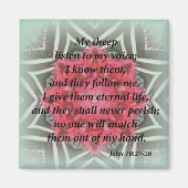 John 10:27-28 magnet (Vorne)