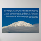 John 10:27-30 Poster (Vorne)