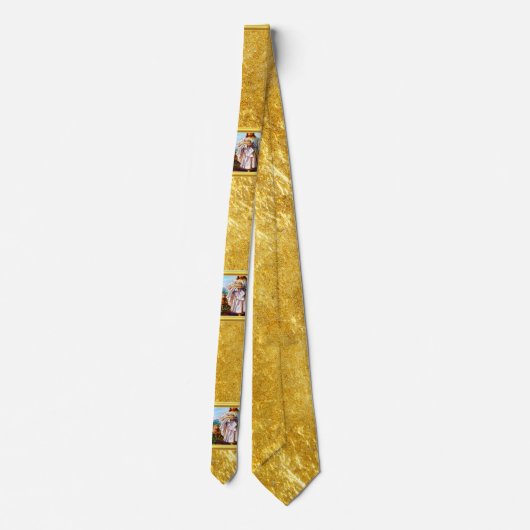 John-10:7 - 21 bin ich der gute Hirte Krawatte (Rückseite)