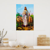 John 10:7-21 Ich bin der gute Hirte Poster (Küche)